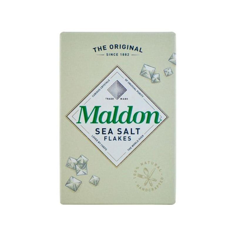 Sal Marina En Escamas Maldon, Especias 125 G, 153101