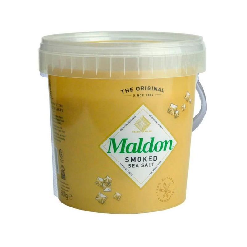 Sal Marina Maldon Sal Marina Ahumada, Especias 500 G, Cubo 153116