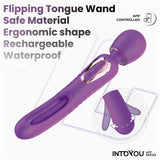 Salma Masajeador Con Flipping Tongue Y Vibración Con App
