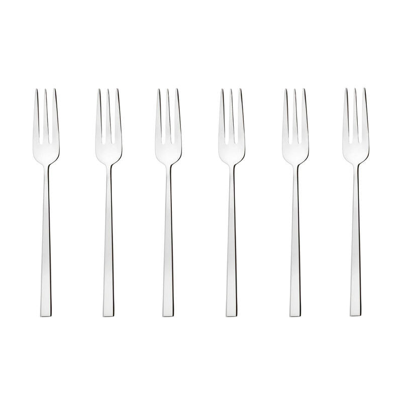 Sambonet Rock             6 Pcs. Cake Fork Set