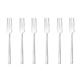 Sambonet Rock             6 Pcs. Cake Fork Set