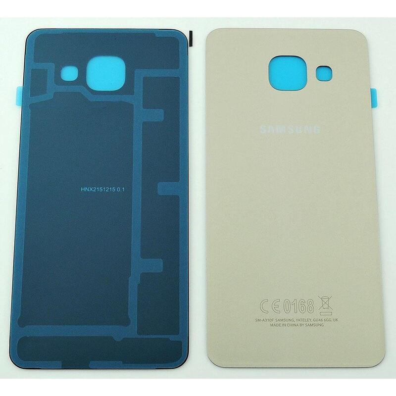 Samsung Back Cover A3 2016 Sm-A310f Gold Gh82-11093a