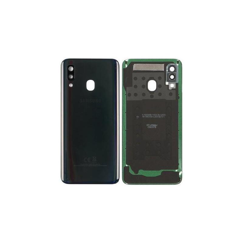 Samsung Back Cover A40 Sm-A405f Black Gh82-19406a
