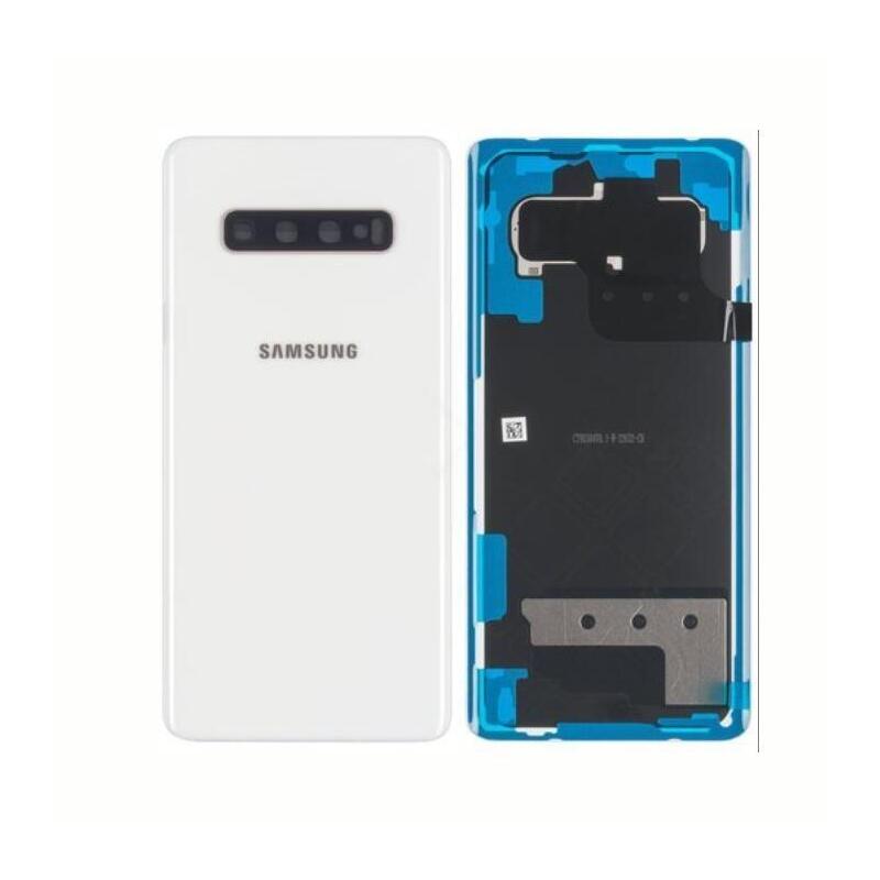 Samsung Back Cover S10 Plus Sm-G975f Ceramic White Gh82-18867b