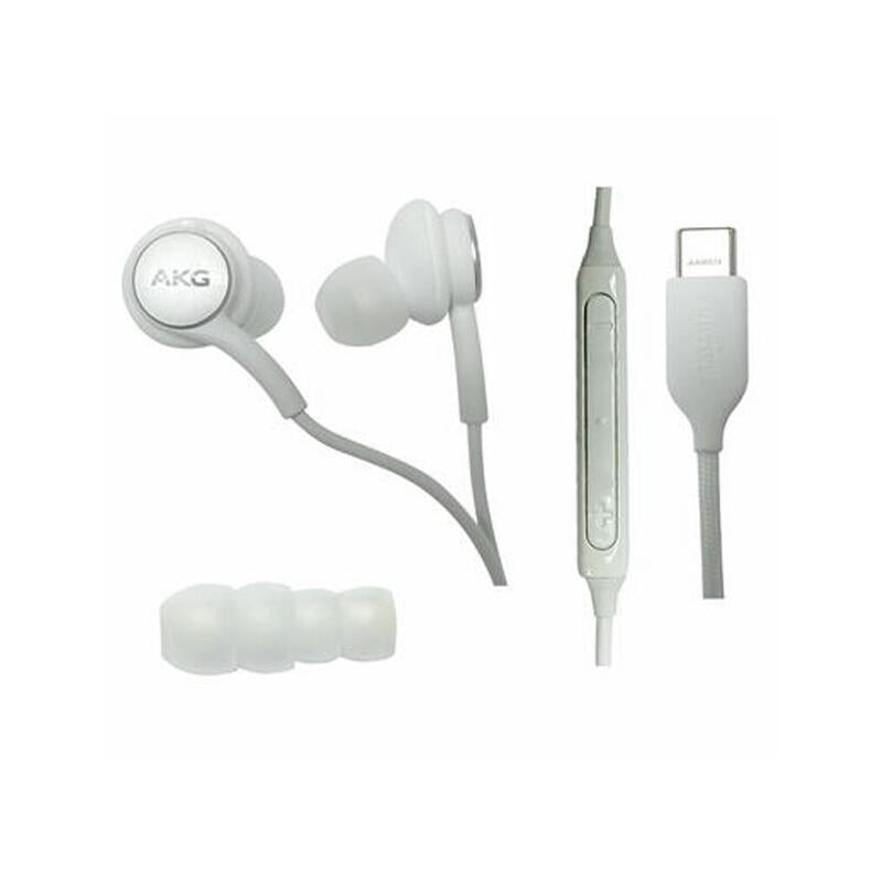 Samsung - Eo-Ic100bweg - Original Akg In-Ear Typ C Auriculares - Blanco Bulk