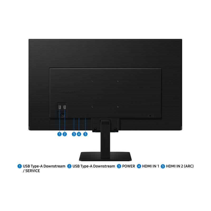 Samsung Ls27fm500euxen 27" Smart Monitor M5 M50f 1920x1080 16:9 250cd M2 5ms, Hdmi, Usb, Dp