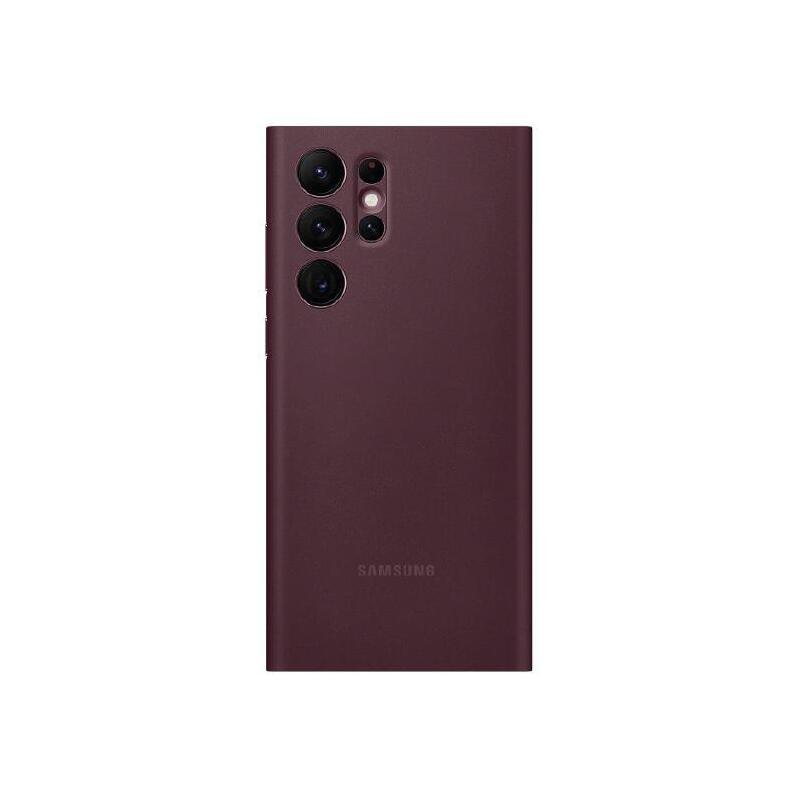 S908 S22 Ultra Back Cover  Burgundy