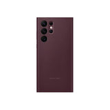 S908 S22 Ultra Back Cover  Burgundy