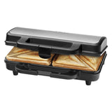 Sandwichera Proficook Pc-St 1092, 900 W Negro, Acero Inoxidable