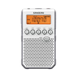 Sangean Dt-800 Blanco Radio Digital Bolsillo Am Fm Con Rds Pantalla Lcd Batería Recargable