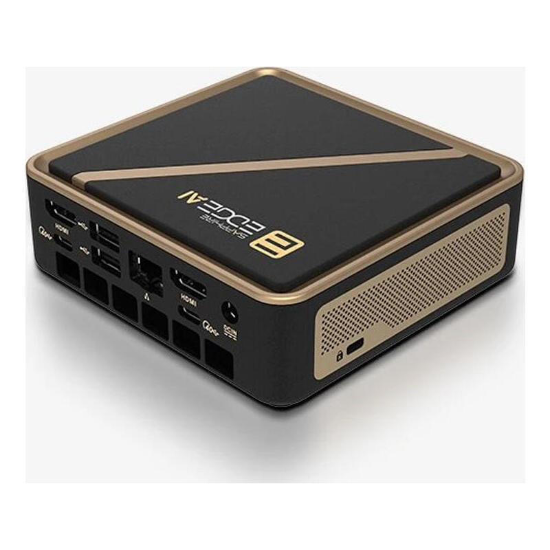 Sapphire Edge Ai 370, Barebone Negro/Oro, Sin Sistema Operativo 4h020-02-40g