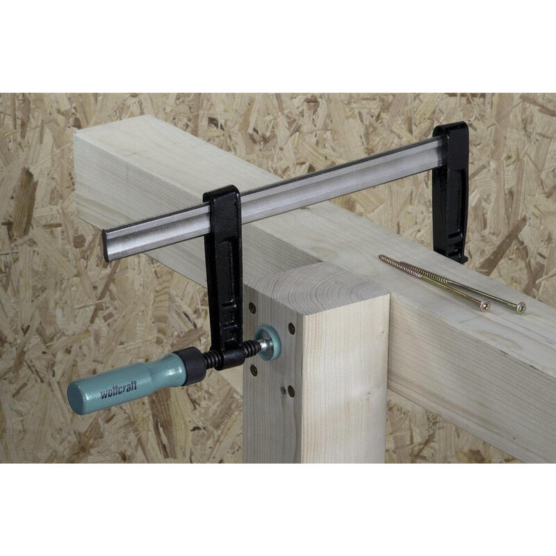 Sargento De Tornillo 1" Sc 80-150" 80mm Largo 3057000 Wolfcraft