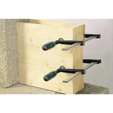 Sargento De Tornillo 1" Sz 80-450" 80mm Largo 3612000 Wolfcraft