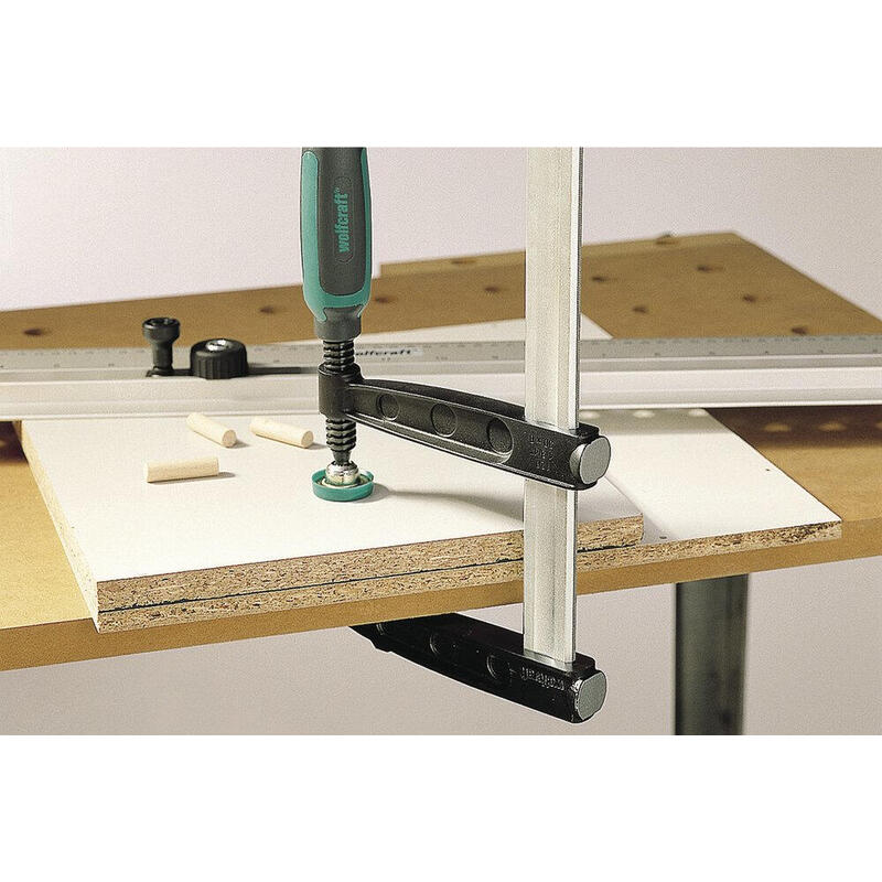 Sargento De Tornillo 1" Sz 80-450" 80mm Largo 3612000 Wolfcraft