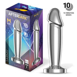 Sarmy Plug Anal Cromado Con Vibración Usb Magnético Talla M