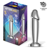Sarmy Plug Anal Cromado Con Vibración Usb Magnético Talla S
