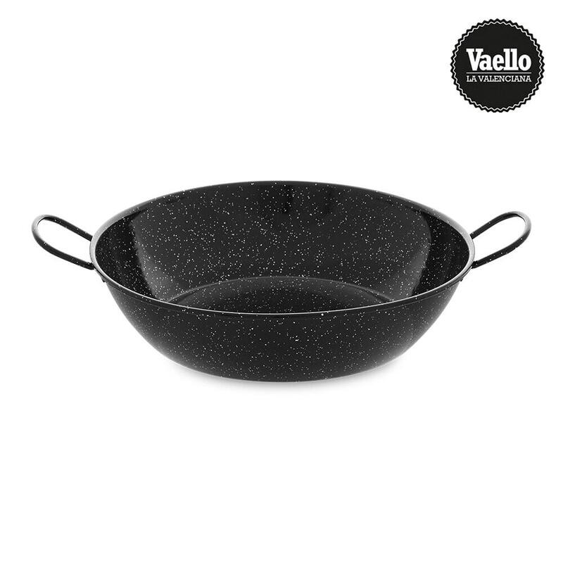 Sarten Honda Esmaltada Con Asas Ø34cm. Vaello