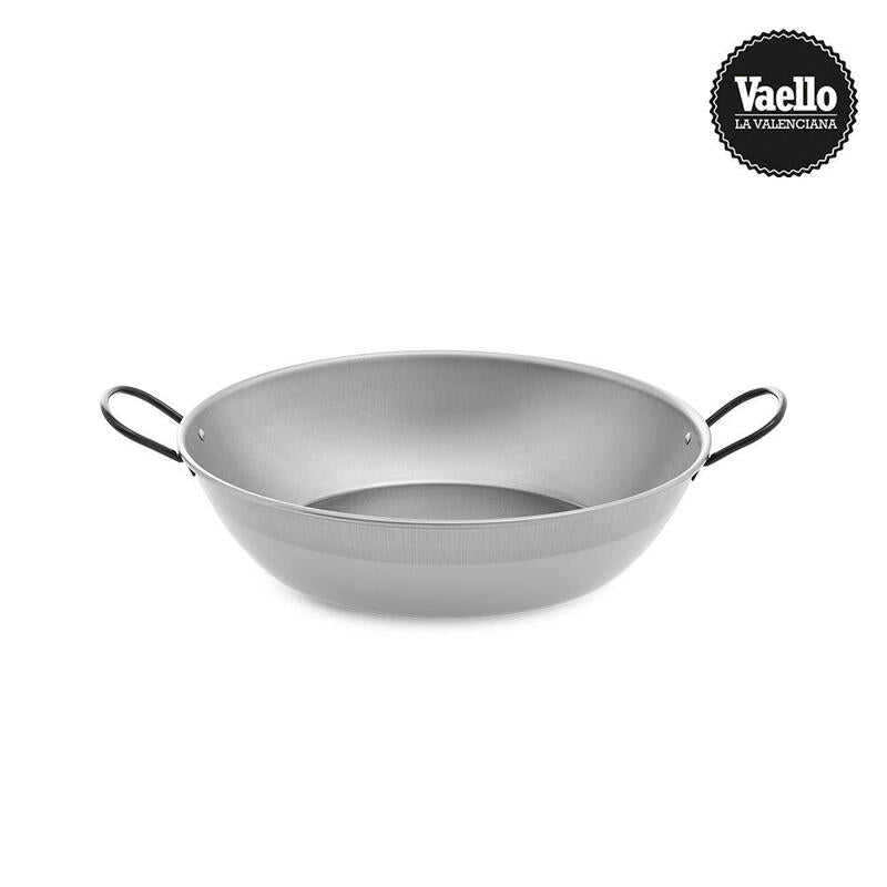 Sarten Honda Pulida Con Asas Ø30cm. Vaello