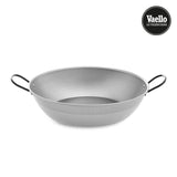 Sarten Honda Pulida Con Asas Ø38cm. Vaello