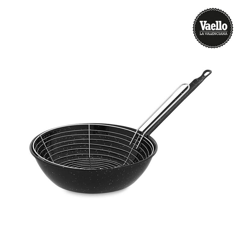 Sarten/Freidora Con Cestillo Ø24cm. Vaello