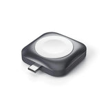 Satechi St-Tcmcawm Accesorios Para Dispositivos Vestibles Inteligentes Soporte De Recarga Negro, Plata, Blanco Aluminio