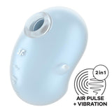 Satisfyer - Cutie Ghost Vibrador Lay-On Azul Claro