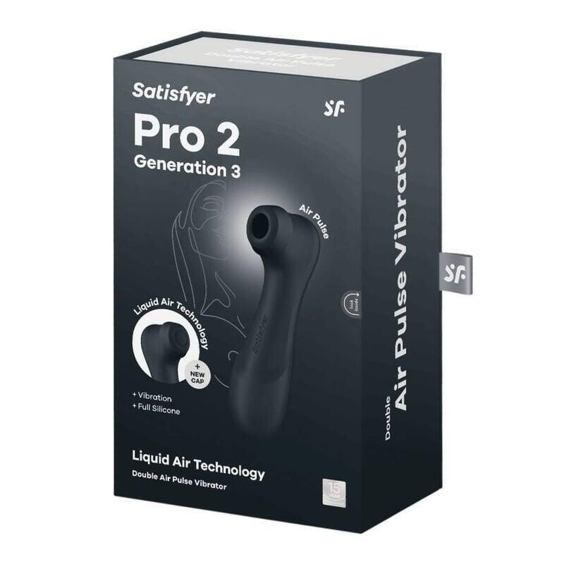 Satisfyer - Pro 2 Generación 3 Liquid Air Technology Negro