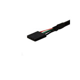 Satrtech Cable Usb 2.0 Para Montaje En Panel Hembra Usb A Conexion Placa 30cm