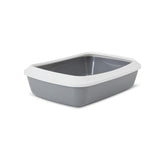 Savic Iriz Bandeja Sanitaria Con Borde Para Gato - 42 Cm - Gris
