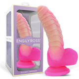Scalidor Dildo Unicorn Brilla En La Oscuridad Silicona Líquida 18 Cm