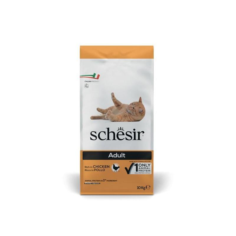 Schesir Adult Rich In Chicken - Dry Cat Food - 10kg