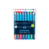 Schneider Bolígrafo Slider Basic F +2 Gratis Estuche De 8 C/Surtidos