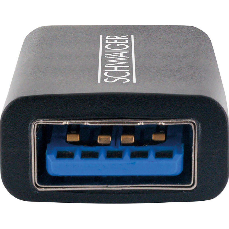 Schwaiger Usb-Adapter Usb3.1c A Usb3.0a Negro