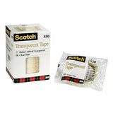 Scotch 550 Pack De 10â Cintas Adhesivas 15mm X 66m - Transparente