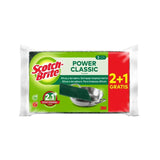 Scotch-Brite Classic Pack De 3 Estropajos De Cocina - Promocion 2 + 1 Gratis - Verde Oscuro