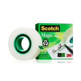 Scotch Magic Cinta Adhesiva Invisible 508 Rollo 19mm X 33mm Caja Individual