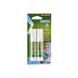 Scotch Pack De 2 Pegamentos En Barra Adhesivo Solido - 8gr Por Unidad - Transparente