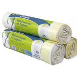 Secolan Bolsa De Basura Con Autocierre 35l Blanco Rollo 20u.