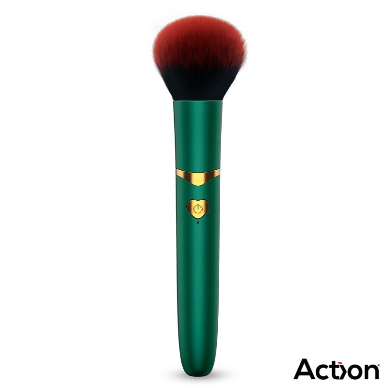 Secret Vert Estimulador Brocha De Maquillaje Con Vibración Verde