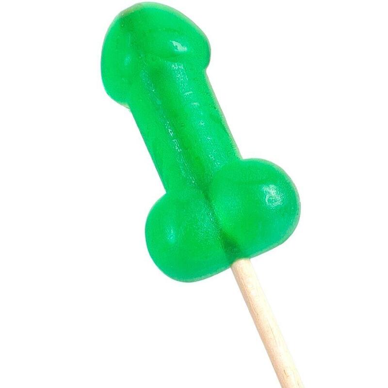 Secretplay - Piruleta Pene Caramelo Menta Con Efecto Frío