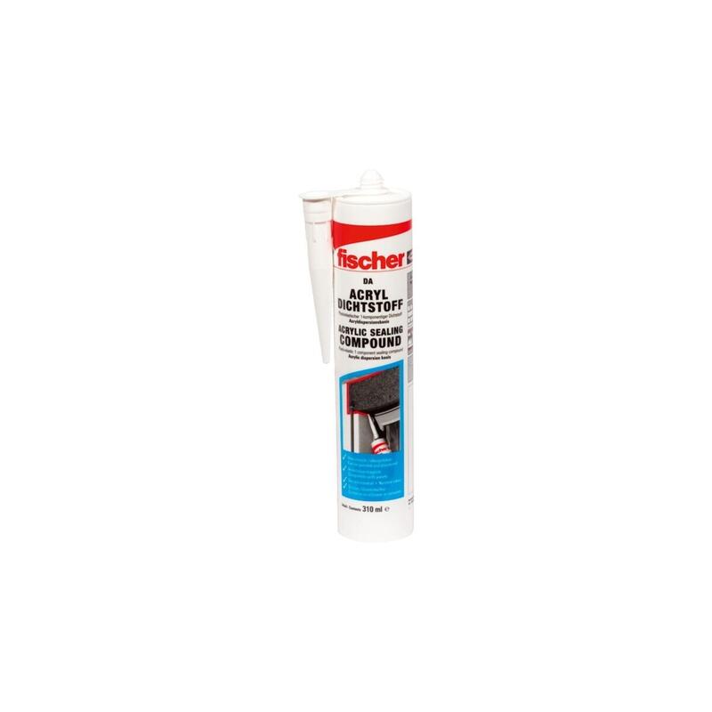 Sellador Acrílico Fischer Da Gr 310ml, Sellador Gris 53111