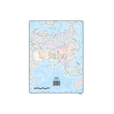 Selvi Mapa Mudo Político De Asia A4 -50u-