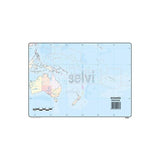 Selvi Mapa Mudo Político De Oceanía A4 -50u-