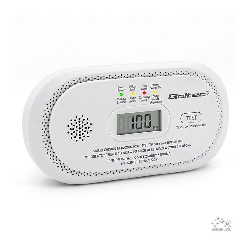 Sensor Tlenku Carbón Detektor Co Alarm 85db