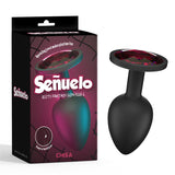 Señuelo Plug Anal Con Joya Talla (Interno):S