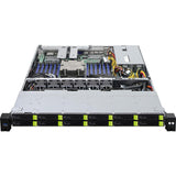 Servidor  Asrock 1u12e-Genoa/2l2t Barebone Amd Soc Lga 6096 Bastidor (1u) Gris