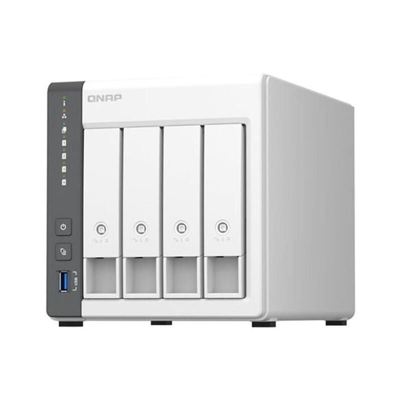 Servidor Nas Qnap K Ts 433 4g+4xmn10ada800s 4 Bahias 4gb Gigabit Ethernet
