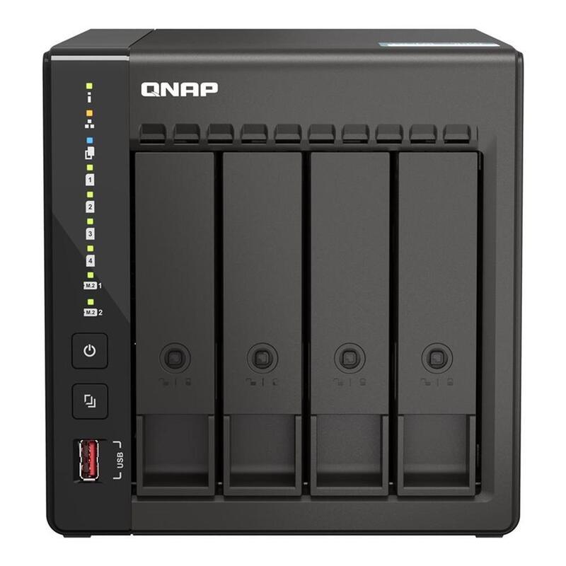 Servidor Nas Qnap K Ts 453e 8g+4xmn10ada600s 4 Bahias 8gb Gigabit Ethernet K/Ts-453e-