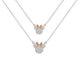 Set 2 Colgantes Mama + Hija Minnie Disney