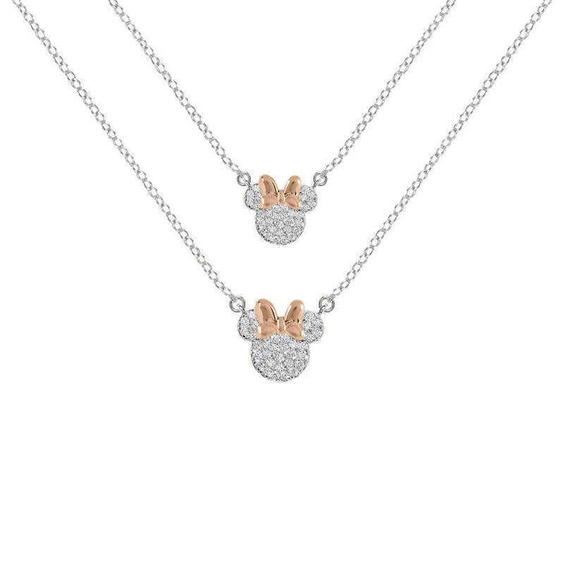 Set 2 Colgantes Mama + Hija Minnie Disney